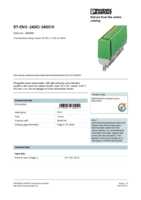 Datenblatt zu Phoenix Contact 2905491, EAN: 4017918079444