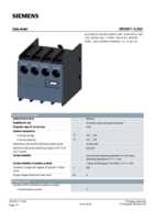 Datenblatt zu Siemens 3RH29111LA20, EAN: 4011209829985 Datenblatt zu Siemens 3RH29111LA20, EAN: 4011209829985