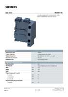 Datenblatt zu Siemens 3RV29171E, EAN: 4011209719118