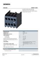 Datenblatt zu Siemens 3RH29111GA31, EAN: 4011209829442