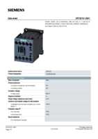 Datenblatt zu Siemens 3RT20161JB41, EAN: 4011209846081