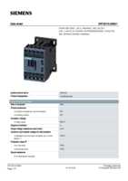 Datenblatt zu Siemens 3RT20152SB41, EAN: 4011209846678