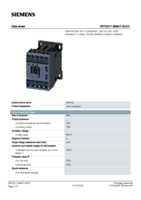 Datenblatt zu Siemens 3RT20172BB410CC0, EAN: 4011209827745