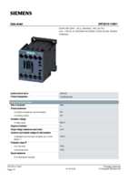 Datenblatt zu Siemens 3RT20151VB41, EAN: 4011209843998