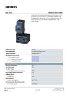 Datenblatt zu Siemens 3RA22100EA152BB4, EAN: 4011209794627 Datenblatt zu Siemens 3RA22100EA152BB4, EAN: 4011209794627
