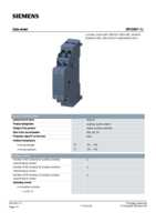 Datenblatt zu Siemens 3RV29011J, EAN: 4011209737105