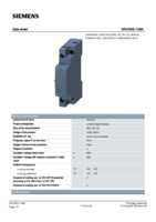 Datenblatt zu Siemens 3RV29021AB4, EAN: 4011209790988 Datenblatt zu Siemens 3RV29021AB4, EAN: 4011209790988