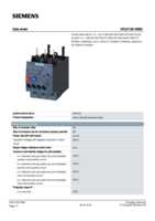 Datenblatt zu Siemens 3RU21264BB0, EAN: 4011209780941