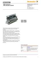 Datenblatt zu Weidmüller 1663040000, EAN: 4008190419561