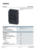 Datenblatt zu Siemens 3NP11431BC20, EAN: 4011209761469 Datenblatt zu Siemens 3NP11431BC20, EAN: 4011209761469