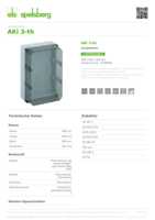 Datenblatt zu Spelsberg 74790301, EAN: 4013902885114 Datenblatt zu Spelsberg 74790301, EAN: 4013902885114