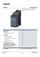 Datenblatt zu Siemens 3RW40381BB14, EAN: 4011209692930