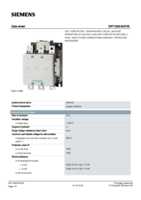 Datenblatt zu Siemens 3RT12656AP36, EAN: 4011209508934 Datenblatt zu Siemens 3RT12656AP36, EAN: 4011209508934