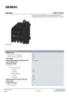Datenblatt zu Siemens 3TG10101AC2, EAN: 4011209045064 Datenblatt zu Siemens 3TG10101AC2, EAN: 4011209045064