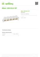Datenblatt zu Spelsberg 84001001, EAN: 4013902110254 Datenblatt zu Spelsberg 84001001, EAN: 4013902110254
