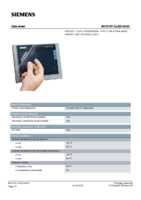 Datenblatt zu Siemens 6AV21813JJ200AX0, EAN: 4034106029562