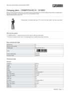 Datenblatt zu Phoenix Contact 1212057, EAN: 4046356453929 Datenblatt zu Phoenix Contact 1212057, EAN: 4046356453929