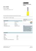 Datenblatt zu Phoenix Contact 3200085, EAN: 4017918093730