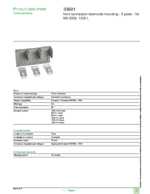 Datenblatt zu Schneider Electric 33601, EAN: 3303430336013 Datenblatt zu Schneider Electric 33601, EAN: 3303430336013