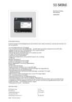 Datenblatt zu Siedle 200032470-00, EAN: 4015739324705 Datenblatt zu Siedle 200032470-00, EAN: 4015739324705