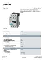 Datenblatt zu Siemens 3RV10111EA15, EAN: 4011209381810