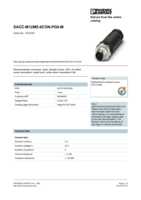 Datenblatt zu Phoenix Contact 1513334, EAN: 4017918910938 Datenblatt zu Phoenix Contact 1513334, EAN: 4017918910938