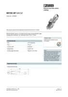 Datenblatt zu Phoenix Contact 3190564, EAN: 4017918093396