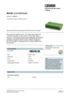 Datenblatt zu Phoenix Contact 1809569, EAN: 4017918047702