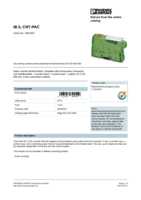 Datenblatt zu Phoenix Contact 2861852, EAN: 4017918894559