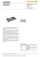 Datenblatt zu Weidmüller 1212400000, EAN: 4008190083939