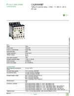 Datenblatt zu Schneider Electric CA2KN40B7, EAN: 3389110500325 Datenblatt zu Schneider Electric CA2KN40B7, EAN: 3389110500325