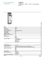 Datenblatt zu Schneider Electric LUB320, EAN: 3389110362800 Datenblatt zu Schneider Electric LUB320, EAN: 3389110362800