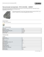 Datenblatt zu Phoenix Contact 3209057, EAN: 4046356143301 Datenblatt zu Phoenix Contact 3209057, EAN: 4046356143301