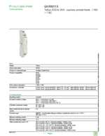 Datenblatt zu Schneider Electric GVAN113, EAN: 3389110346664