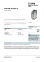 Datenblatt zu Phoenix Contact 2866705, EAN: 4046356152891