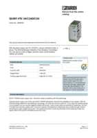 Datenblatt zu Phoenix Contact 2866792, EAN: 4046356152907