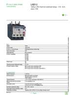 Datenblatt zu Schneider Electric LRD12, EAN: 3389110346800