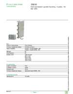 Datenblatt zu Schneider Electric 33610, EAN: 3303430336105 Datenblatt zu Schneider Electric 33610, EAN: 3303430336105