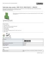 Datenblatt zu Phoenix Contact 2944232, EAN: 4017918081539
