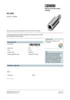 Datenblatt zu Phoenix Contact 1660083, EAN: 4017918021825