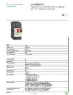 Datenblatt zu Schneider Electric GV2ME08TQ, EAN: 3389110343106