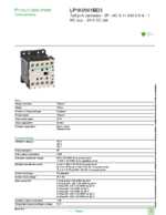 Datenblatt zu Schneider Electric LP1K0901BD3, EAN: 3389110428506 Datenblatt zu Schneider Electric LP1K0901BD3, EAN: 3389110428506