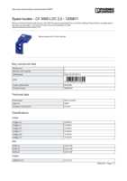 Datenblatt zu Phoenix Contact 1205671, EAN: 4017918137625 Datenblatt zu Phoenix Contact 1205671, EAN: 4017918137625