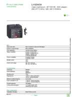 Datenblatt zu Schneider Electric LV429434, EAN: 3606480020001 Datenblatt zu Schneider Electric LV429434, EAN: 3606480020001