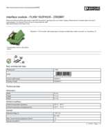 Datenblatt zu Phoenix Contact 2302887, EAN: 4017918941406 Datenblatt zu Phoenix Contact 2302887, EAN: 4017918941406