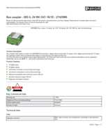 Datenblatt zu Phoenix Contact 2742586, EAN: 4017918603984 Datenblatt zu Phoenix Contact 2742586, EAN: 4017918603984