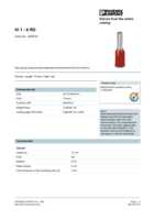 Datenblatt zu Phoenix Contact 3200742, EAN: 4017918094331