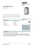 Datenblatt zu Phoenix Contact 2868570, EAN: 4046356309578