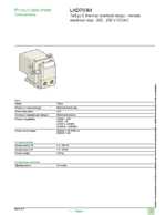 Datenblatt zu Schneider Electric LAD703M, EAN: 3389110347159 Datenblatt zu Schneider Electric LAD703M, EAN: 3389110347159