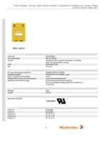 Datenblatt zu Weidmüller 0322160000, EAN: 4008190014278
